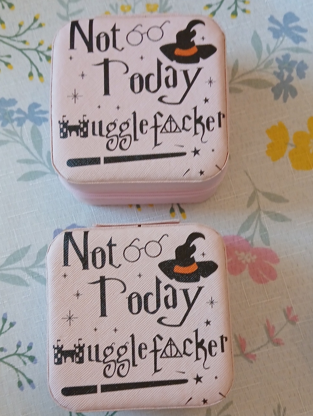 Not Today Hugglefucker Pink Travel Soap / Accessory Case - Unbranded